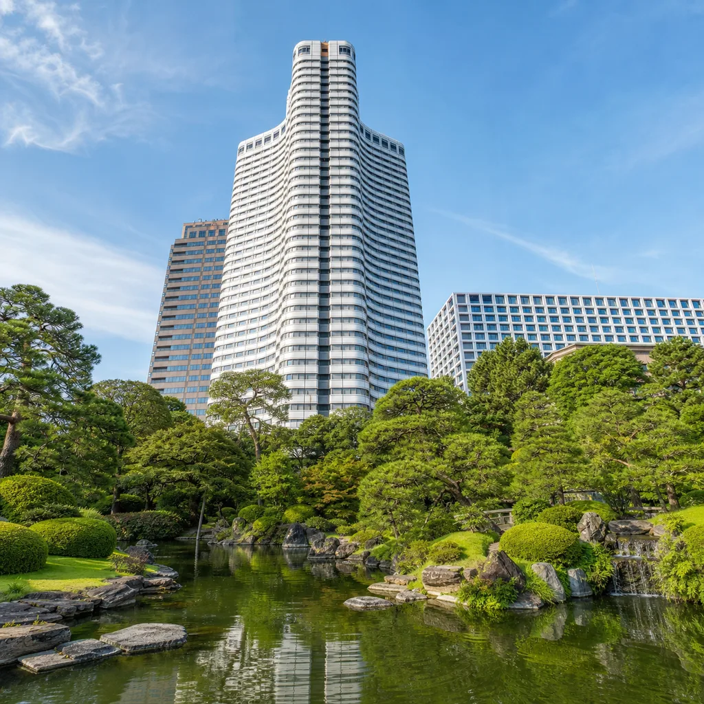 ホテルニューオータニ（東京）— 日本庭園に囲まれた都心の伝統ホテル。ユニバーサル客室あり。詳しく見る
